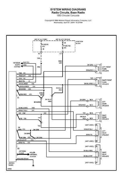 wiring diagram for 1995 chrysler concorde 